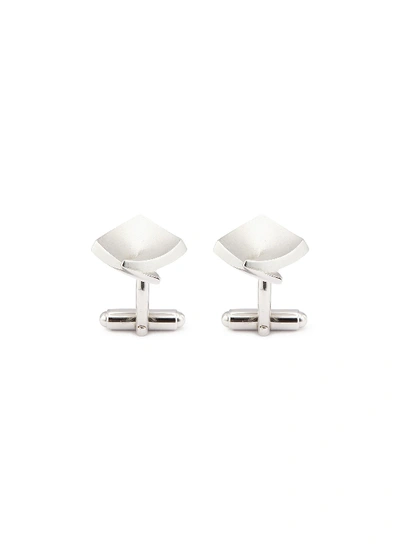 Shop Lanvin Twisted Square Cufflinks