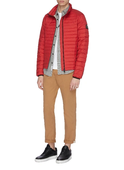Shop Ecoalf 'beret' Packable Primaloft® Down Puffer Jacket In Red