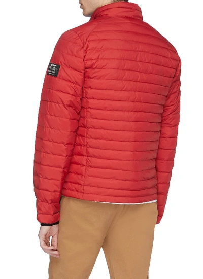 Shop Ecoalf 'beret' Packable Primaloft® Down Puffer Jacket In Red