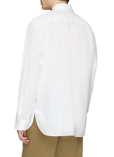 Shop Marni Pinstripe Shoulder Shirt