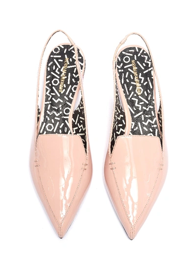 Shop Nicholas Kirkwood 'beya' Patent Leather Slingback Loafers