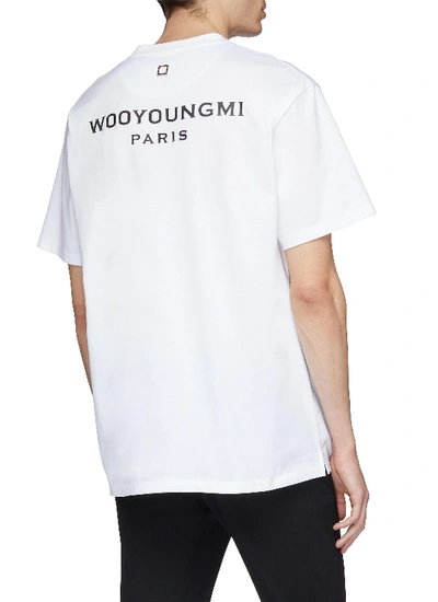 Shop Wooyoungmi Logo Patch T-shirt