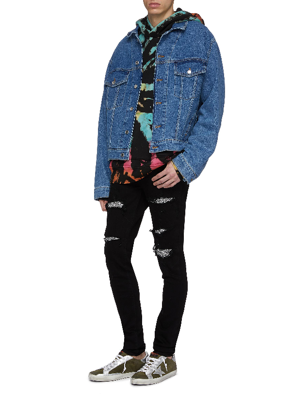 amiri zebra jeans
