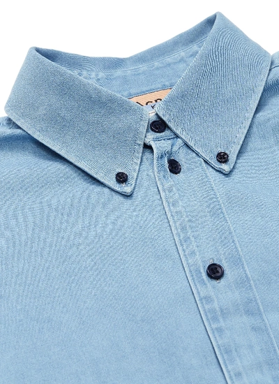 Shop Acne Studios Chest Pocket Chambray Shirt
