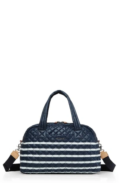 Shop Mz Wallace Jimmy Travel Bag In Charter Stripe