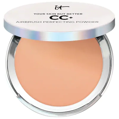 Shop It Cosmetics Cc+ Airbrush Perfecting Powder Foundation Tan 0.192 oz/ 5.44 G