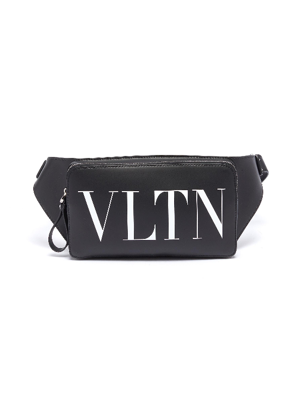 valentino bum bag black