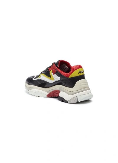 Shop Ash 'atomic' Chunky Outsole Colourblock Sneakers In Multi-colour