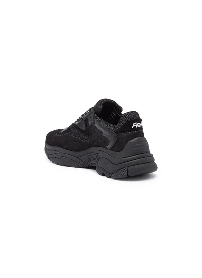 Shop Ash 'atomic' Chunky Outsole Sneakers In Black