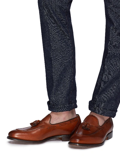 Shop Church's 'kingsley 2' Tassel Leather Loafers In Brown