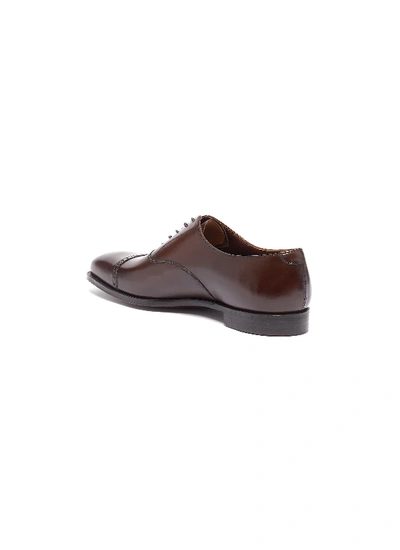 Shop George Cleverley 'charles' Leather Oxfords In Brown