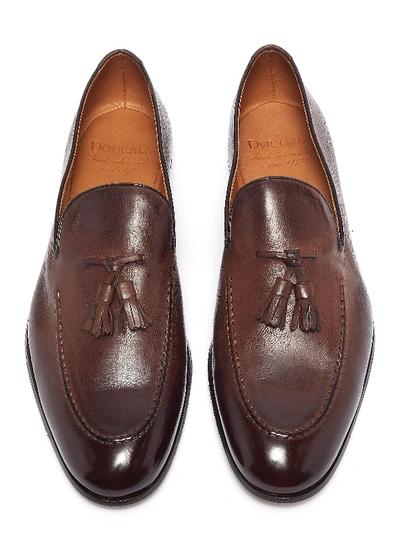 Shop Doucal's Tassel Leather Loafers