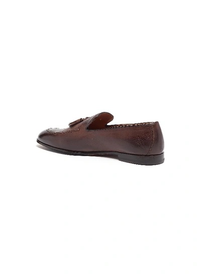 Shop Doucal's Tassel Leather Loafers