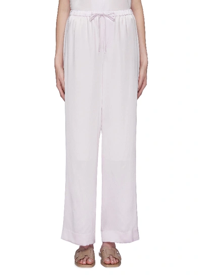 Shop Vince Silk Satin Wide Leg Pyjama Pants