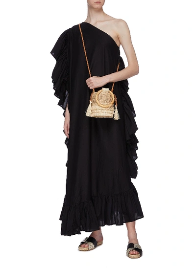 Shop Kalita 'zahara' Ruffle One-shoulder Maxi Dress