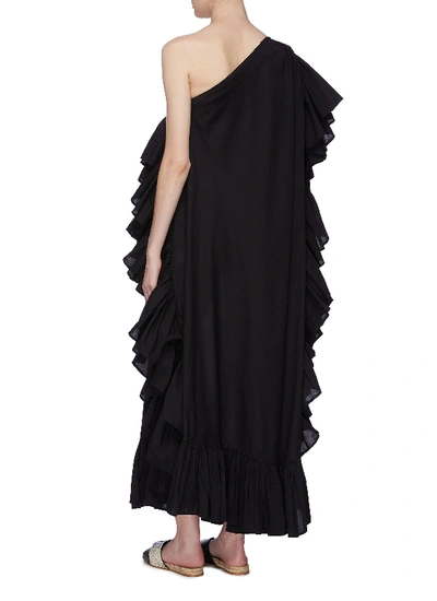 Shop Kalita 'zahara' Ruffle One-shoulder Maxi Dress