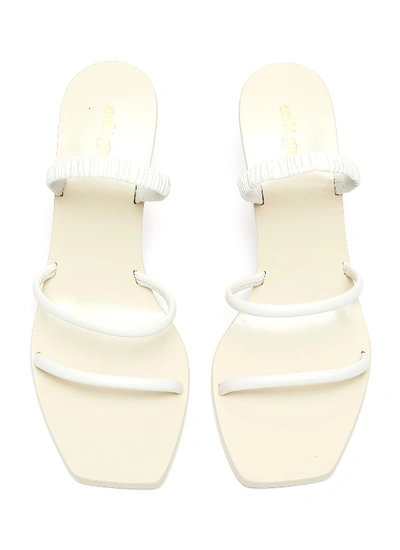 Shop Cult Gaia 'kaia' Strappy Leather Slingback Sandals In White