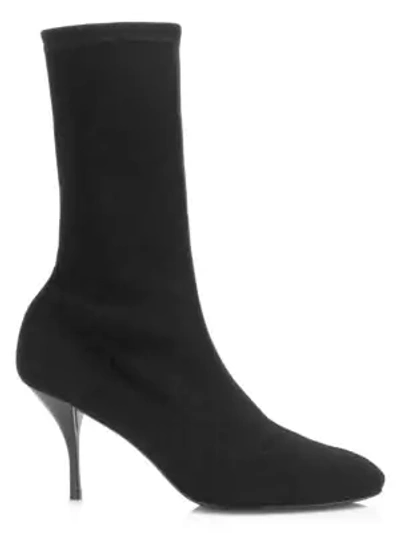 Shop Stuart Weitzman Women's Slaine Sock Boots In Black