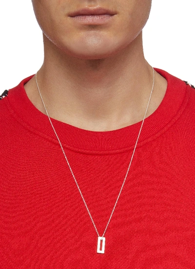 Shop Le Gramme 'le 1.5 Grammes' Geometric Silver Pendant Necklace