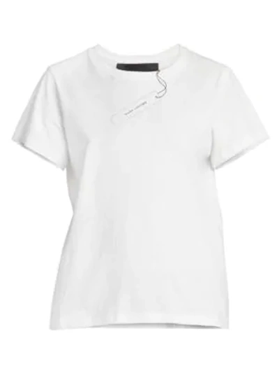 Shop Marc Jacobs The Tag T-shirt In White