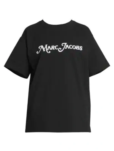 Shop Marc Jacobs New York® Magazine X  The Logo T-shirt In Black