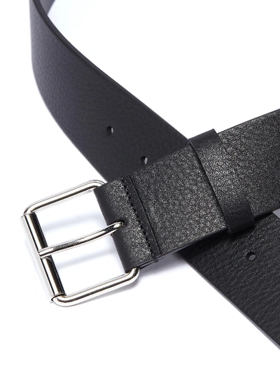 Shop Balenciaga 'everyday' Buckled Leather Belt