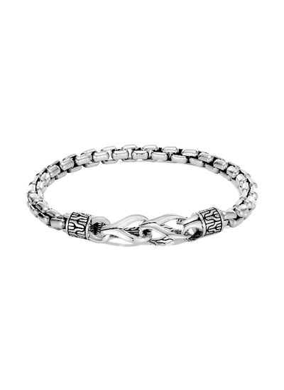 Shop John Hardy 'asli Classic Chain' Silver Bracelet In Metallic