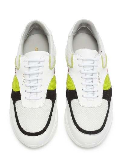 Shop Axel Arigato 'genesis' Chunky Outsole Patchwork Sneakers
