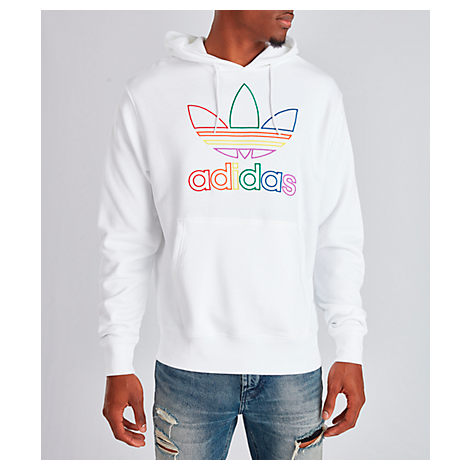 adidas trefoil pride hoodie