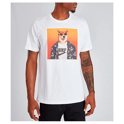 Nike Men's Sportswear Dog T-shirt In White | ModeSens