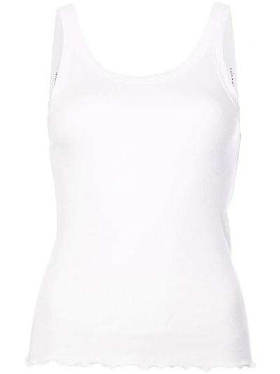 Shop Anine Bing Karlie Tank Top - Weiss In White
