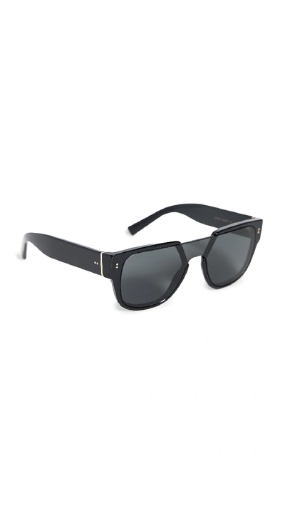 Shop Dolce & Gabbana 0dg4356-sunglasses In Black/grey