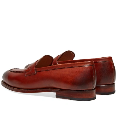 Shop Grenson Lloyd Loafer In Brown