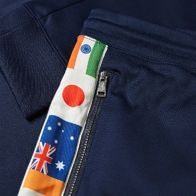Shop Polo Ralph Lauren Flag Taped Polo Jogger In Blue