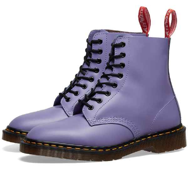 dr martens purple boots