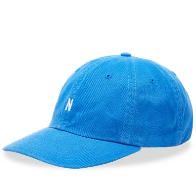 Shop Norse Projects Light Twill Sports Cap In Blue