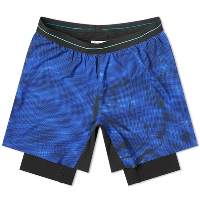 Shop Adidas Consortium Adidas X White Mountaineering 2 In 1 Short In Blue
