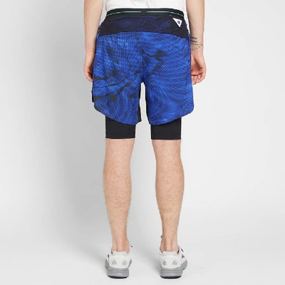 Shop Adidas Consortium Adidas X White Mountaineering 2 In 1 Short In Blue
