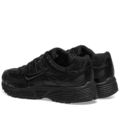 Nike P-6000 Leather, Mesh And Rubber Sneakers In Black | ModeSens