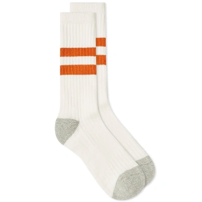 Shop Norse Projects Bjarki Cotton Sport Sock In Orange
