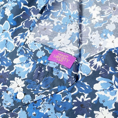 Shop Norse Projects Carsten Liberty Print Vacation Shirt In Blue