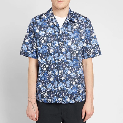 Shop Norse Projects Carsten Liberty Print Vacation Shirt In Blue