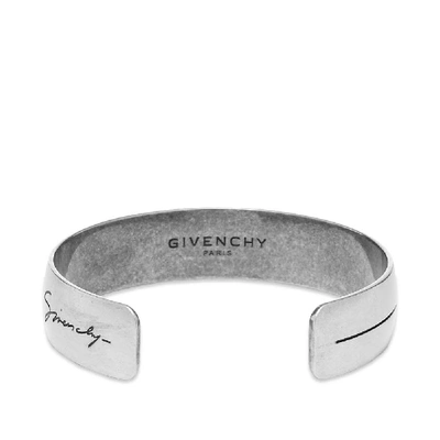 Shop Givenchy Signature Bangle In Silver
