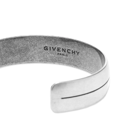 Shop Givenchy Signature Bangle In Silver