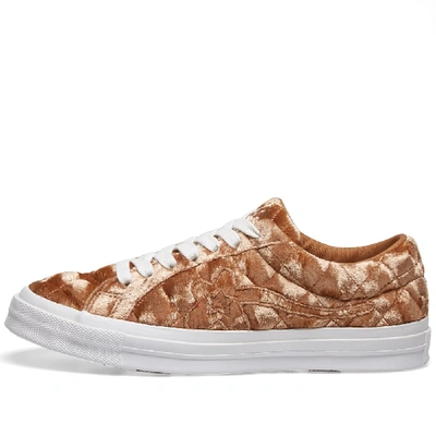 Shop Converse X Golf Le Fleur One Star In Brown