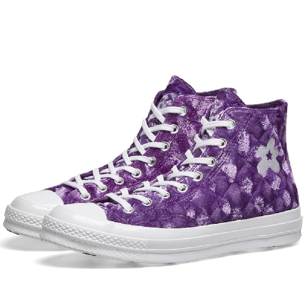purple golf le fleur high tops