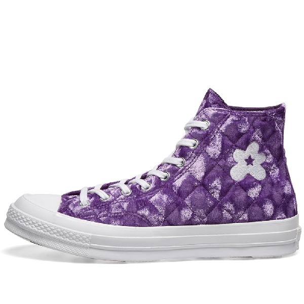 converse golf le fleur green purple