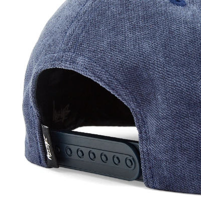 Shop Stussy No Wale Cord Cap In Blue