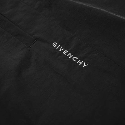 Shop Givenchy Vertical Logo Track Pant In Black