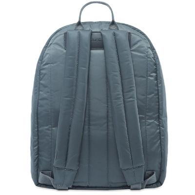 Shop Apc A.p.c. Marc Tape Logo Backpack In Grey